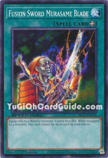 Yu-Gi-Oh Card: Fusion Sword Murasame Blade