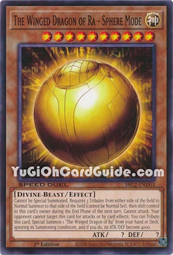 Yu-Gi-Oh Card: The Winged Dragon of Ra - Sphere Mode