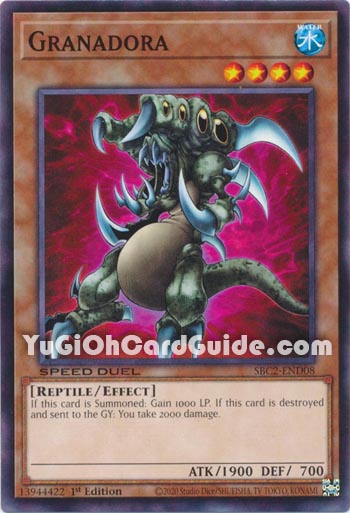 Yu-Gi-Oh Card: Granadora