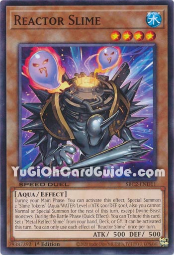 Yu-Gi-Oh Card: Reactor Slime