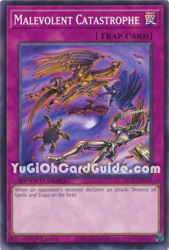 Yu-Gi-Oh Card: Malevolent Catastrophe