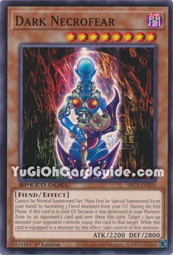 Yu-Gi-Oh Card: Dark Necrofear