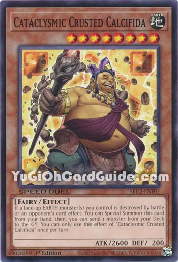 Yu-Gi-Oh Card: Cataclysmic Crusted Calcifida