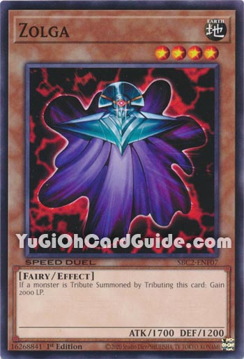 Yu-Gi-Oh Card: Zolga