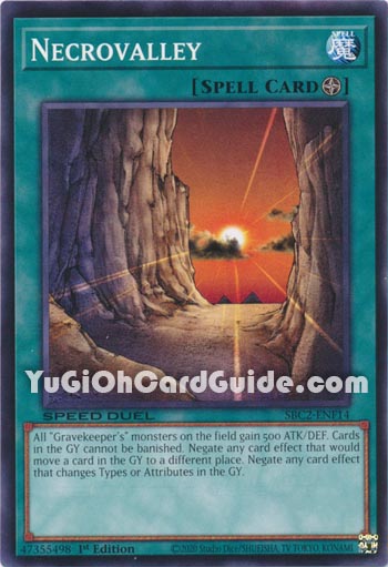 Yu-Gi-Oh Card: Necrovalley