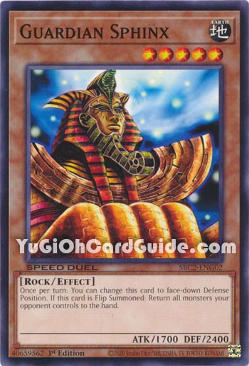 Yu-Gi-Oh Card: Guardian Sphinx