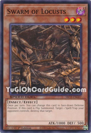 Yu-Gi-Oh Card: Swarm of Locusts