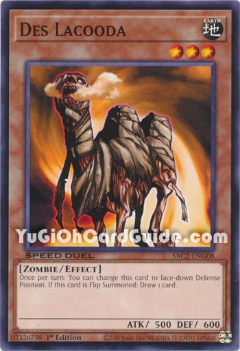 Yu-Gi-Oh Card: Des Lacooda