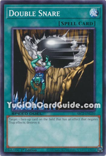 Yu-Gi-Oh Card: Double Snare