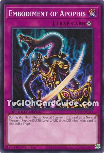 Yu-Gi-Oh Card: Embodiment of Apophis