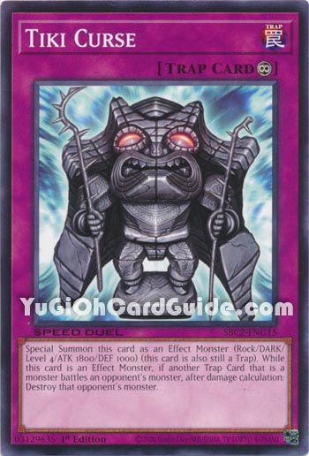 Yu-Gi-Oh Card: Tiki Curse