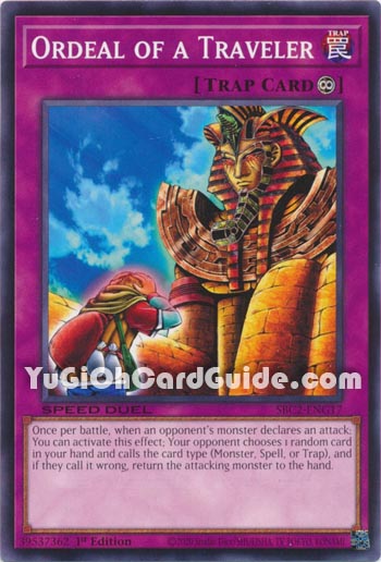 Yu-Gi-Oh Card: Ordeal of a Traveler