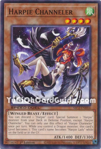 Yu-Gi-Oh Card: Harpie Channeler