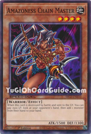 Yu-Gi-Oh Card: Amazoness Chain Master