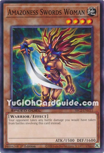 Yu-Gi-Oh Card: Amazoness Swords Woman