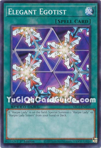 Yu-Gi-Oh Card: Elegant Egotist