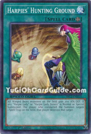 Yu-Gi-Oh Card: Harpies' Hunting Ground