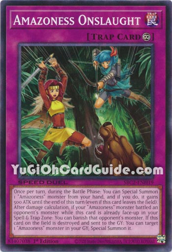 Yu-Gi-Oh Card: Amazoness Onslaught