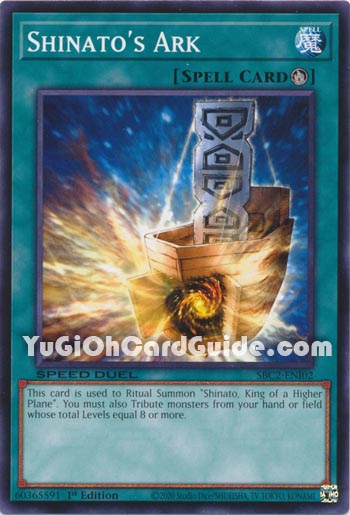 Yu-Gi-Oh Card: Shinato's Ark