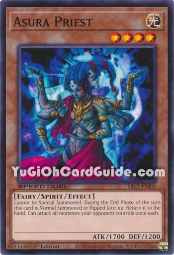 Yu-Gi-Oh Card: Asura Priest