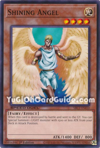 Yu-Gi-Oh Card: Shining Angel