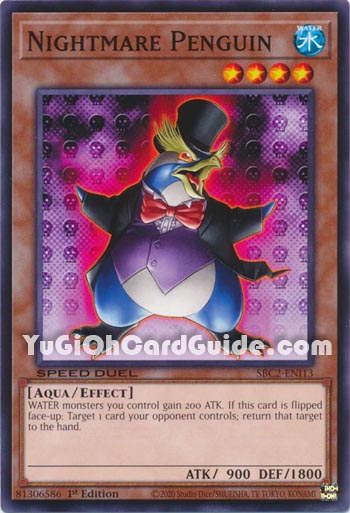 Yu-Gi-Oh Card: Nightmare Penguin