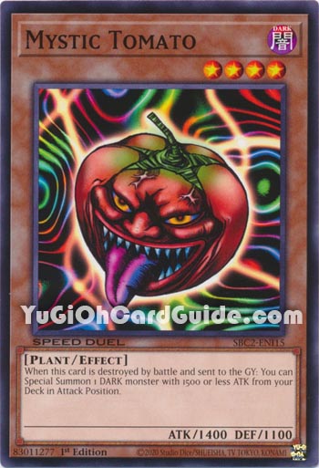 Yu-Gi-Oh Card: Mystic Tomato