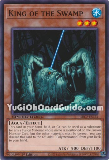 Yu-Gi-Oh Card: King of the Swamp