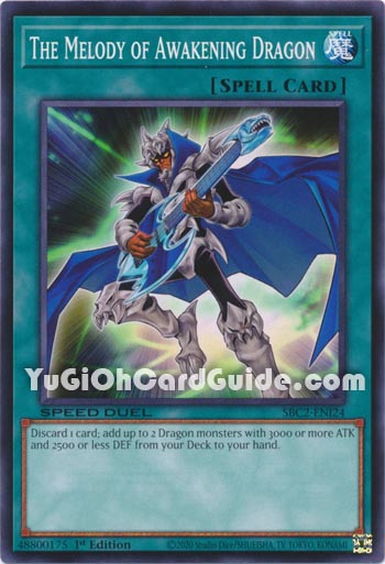 Yu-Gi-Oh Card: The Melody of Awakening Dragon