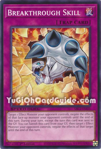 Yu-Gi-Oh Card: Breakthrough Skill