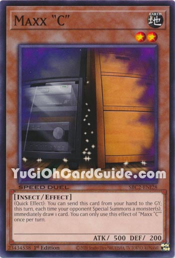 Yu-Gi-Oh Card: Maxx 