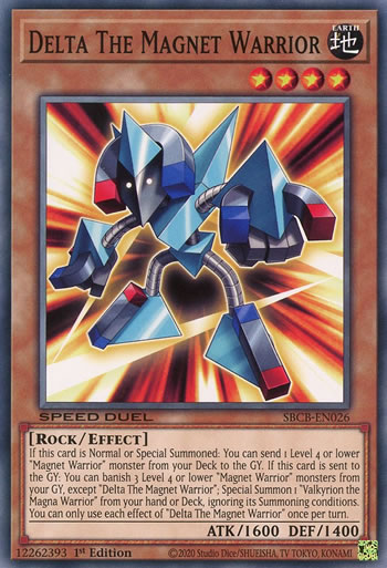 Yu-Gi-Oh Card: Delta The Magnet Warrior