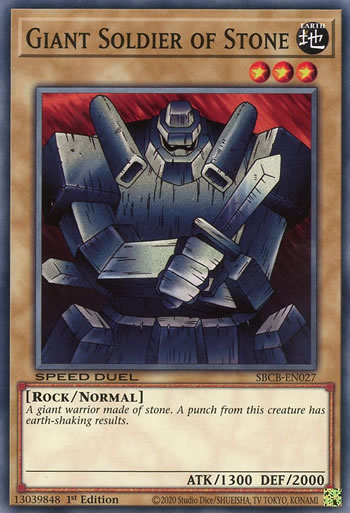 Yu-Gi-Oh Card: Giant Soldier of Stone