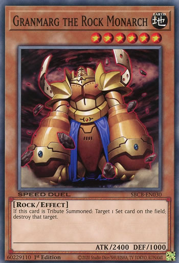 Yu-Gi-Oh Card: Granmarg the Rock Monarch