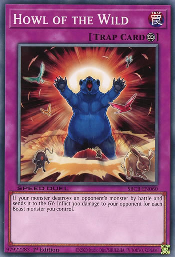 Yu-Gi-Oh Card: Howl of the Wild