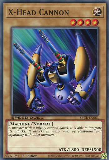 Yu-Gi-Oh Card: X-Head Cannon