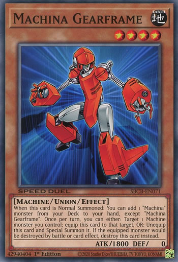 Yu-Gi-Oh Card: Machina Gearframe