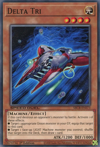 Yu-Gi-Oh Card: Delta Tri