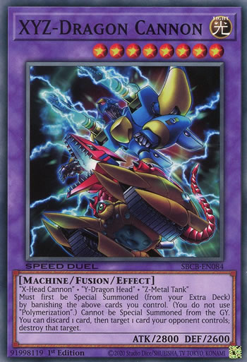 Yu-Gi-Oh Card: XYZ-Dragon Cannon