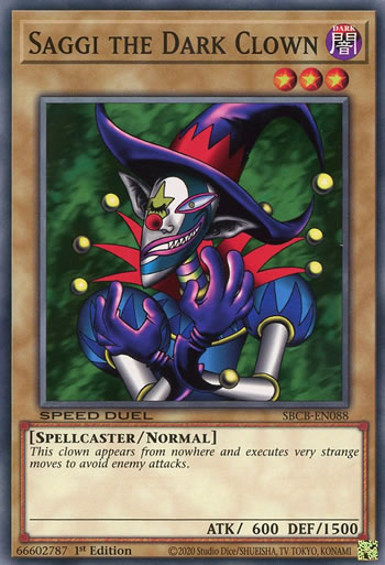 Yu-Gi-Oh Card: Saggi the Dark Clown