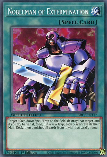 Yu-Gi-Oh Card: Nobleman of Extermination