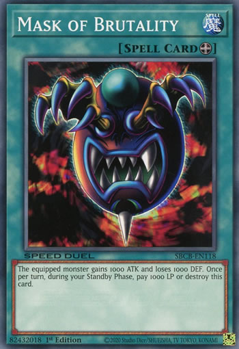 Yu-Gi-Oh Card: Mask of Brutality