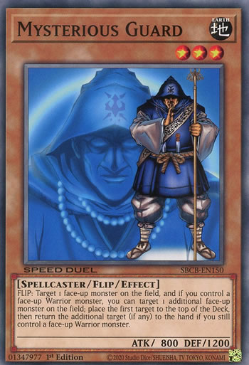 Yu-Gi-Oh Card: Mysterious Guard