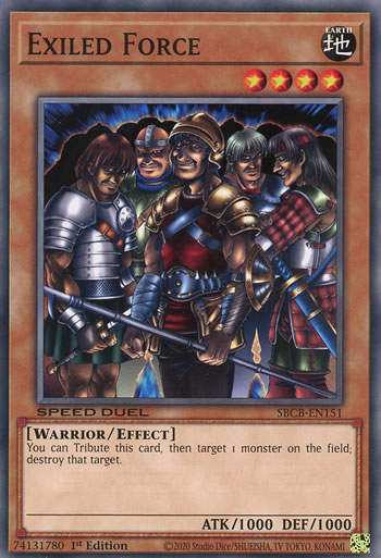 Yu-Gi-Oh Card: Exiled Force