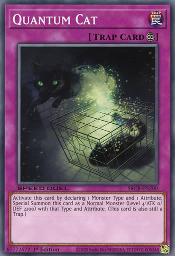Yu-Gi-Oh Card: Quantum Cat