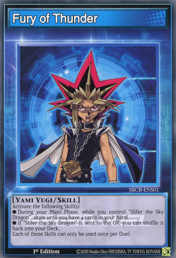 Yu-Gi-Oh Card: Fury of Thunder
