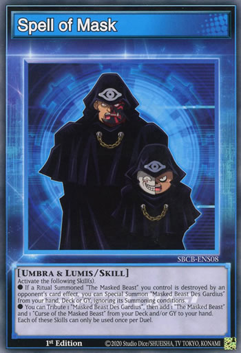 Yu-Gi-Oh Card: Spell of Mask
