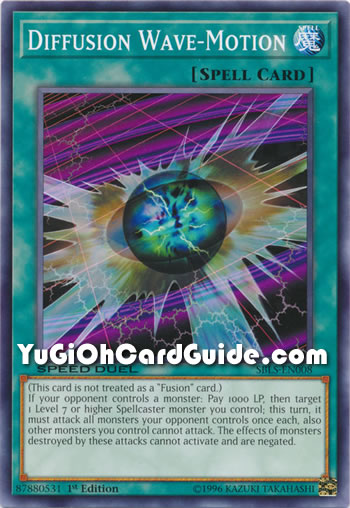 Yu-Gi-Oh Card: Diffusion Wave-Motion