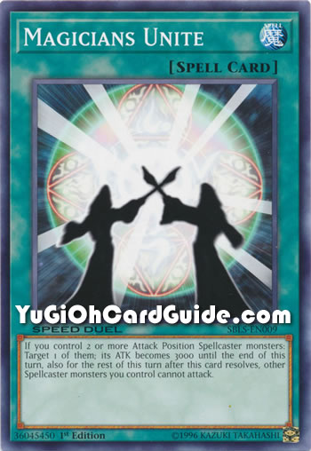 Yu-Gi-Oh Card: Magicians Unite