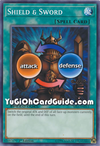Yu-Gi-Oh Card: Shield & Sword